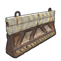 Buy Rust concrete barricade Railway Barricade skin