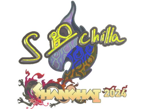 Buy CS2 sticker Sticker | s-chilla (Holo) | Shanghai 2024 skin