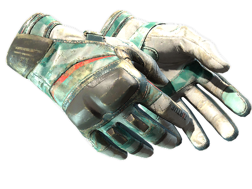 Buy CS2 gloves ★ Moto Gloves | Spearmint (Battle-Scarred) skin