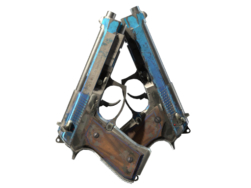 Buy CS2 pistol Dual Berettas | Urban Shock (Battle-Scarred) skin