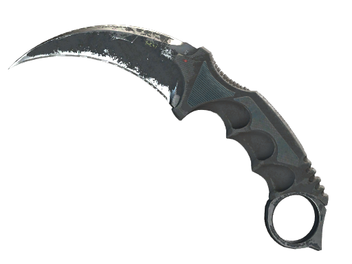 Buy CS2 knife ★ Karambit | Night (Battle-Scarred) skin