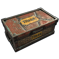 Buy Rust large wooden box Trash Box skin