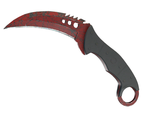 Buy CS2 knife ★ Talon Knife | Crimson Web (Well-Worn) skin