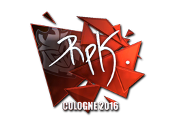 Buy CS2 sticker Sticker | RpK (Foil) | Cologne 2016 skin