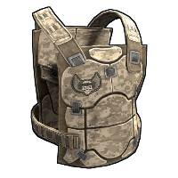 Buy Rust metal torso plate Desert Raiders Chest Plate skin