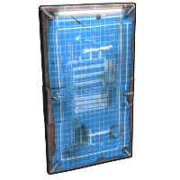 Buy Rust sheet metal door Blueprint Metal Door skin