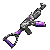 Buy Rust weapon Zebra AR skin