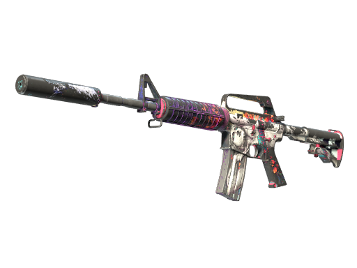 Buy CS2 rifle StatTrak™ M4A1-S | Vaporwave (Battle-Scarred) skin