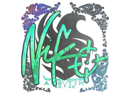 Buy CS2 sticker Sticker | NiKo (Holo) | Austin 2025 skin