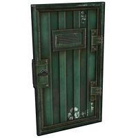 Buy Rust misc Green Armored Container Door skin