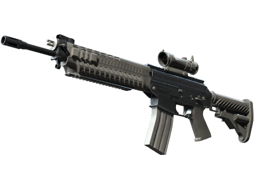 Buy CS2 rifle Souvenir SG 553 | Damascus Steel (Field-Tested) skin