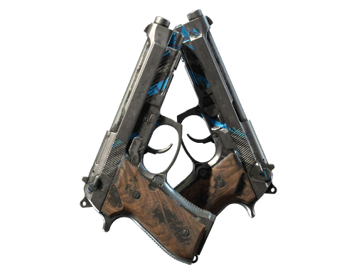 Buy CS2 pistol Dual Berettas | Shred (Battle-Scarred) skin