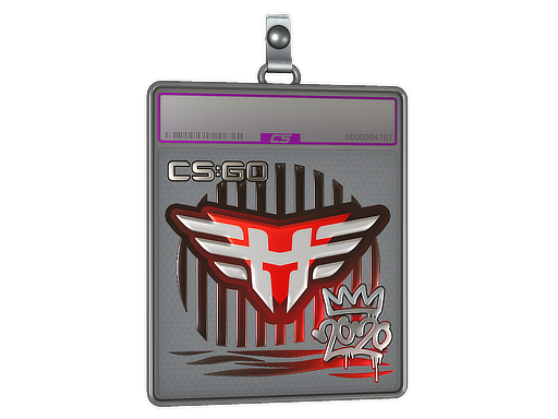 Buy CS2 charm Sticker Slab | Heroic (Foil) | 2020 RMR skin