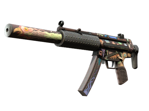Buy CS2 smg StatTrak™ MP5-SD | Necro Jr. (Well-Worn) skin