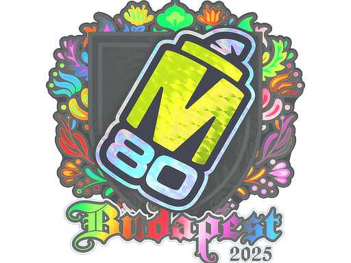 Buy CS2 sticker Sticker | M80 (Holo) | Budapest 2025 skin