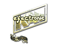 Buy CS2 sticker Sticker | electronic (Gold) | Paris 2023 skin