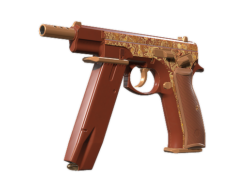 Buy CS2 pistol CZ75-Auto | Honey Paisley (Factory New) skin