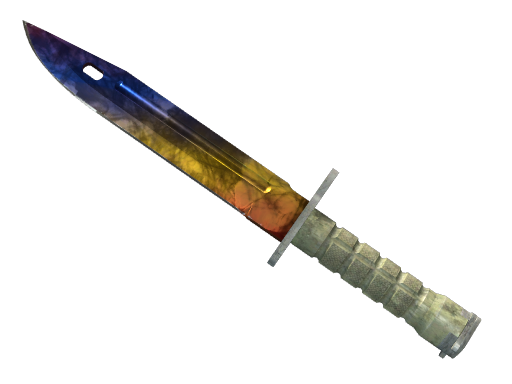 Buy CS2 knife ★ StatTrak™ Bayonet | Marble Fade (Minimal Wear) skin