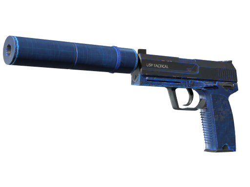Buy CS2 pistol StatTrak™ USP-S | Blueprint (Well-Worn) skin