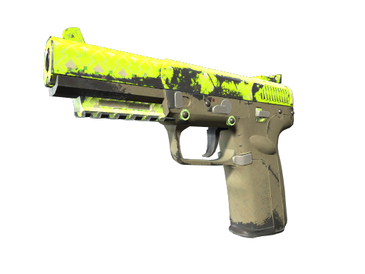 Buy CS2 pistol Five-SeveN | Neon Kimono (Well-Worn) skin