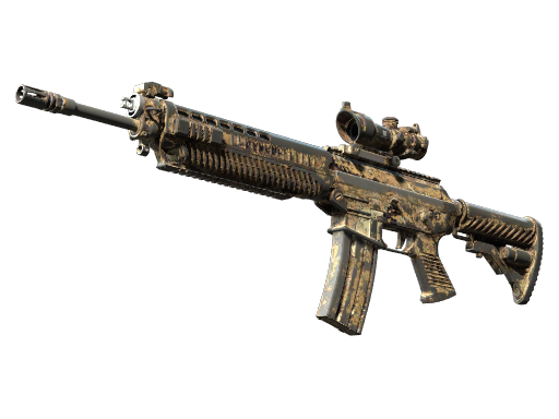 Buy CS2 rifle Souvenir SG 553 | Bleached (Battle-Scarred) skin