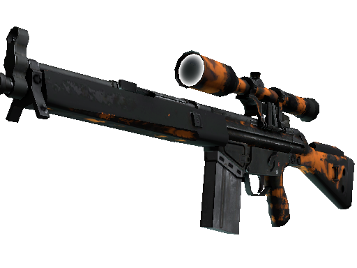 Buy CS2 sniper rifle G3SG1 | Orange Crash (Battle-Scarred) skin