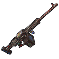 Buy Rust weapon Christmas Candy HMLMG skin