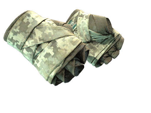 Buy CS2 gloves ★ Hand Wraps | Spruce DDPAT (Battle-Scarred) skin