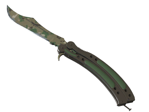 Buy CS2 knife ★ Butterfly Knife | Forest DDPAT (Well-Worn) skin