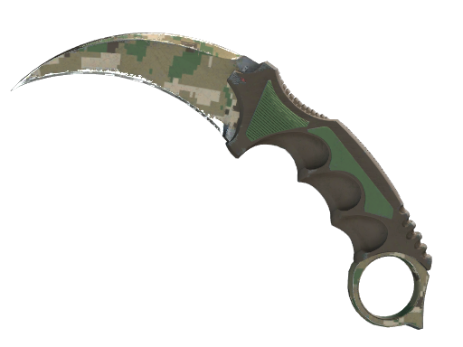 Buy CS2 knife ★ Karambit | Forest DDPAT (Well-Worn) skin