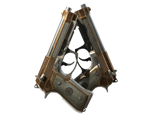 Buy CS2 pistol Dual Berettas | Cartel (Battle-Scarred) skin