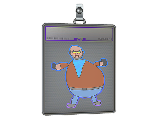 Buy CS2 charm Sticker Slab | Poorly Drawn Leet Crew (Holo) skin