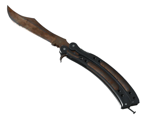 Buy CS2 knife ★ Butterfly Knife | Rust Coat (Battle-Scarred) skin