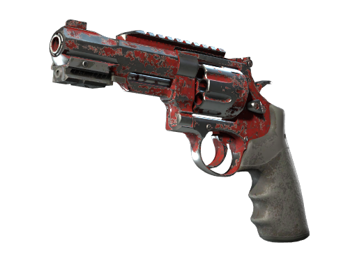 Buy CS2 pistol R8 Revolver | Crimson Web (Battle-Scarred) skin