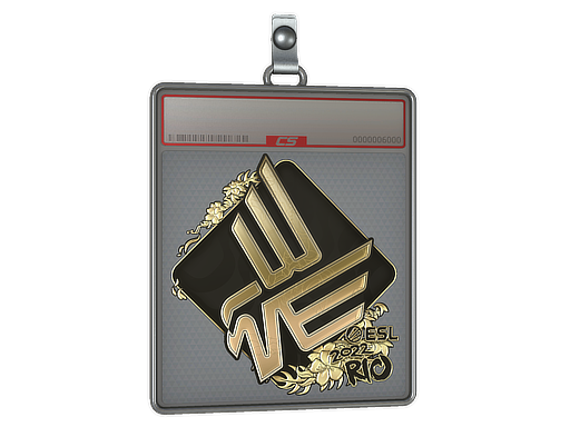 Buy CS2 charm Sticker Slab | Bad News Eagles (Gold) | Rio 2022 skin