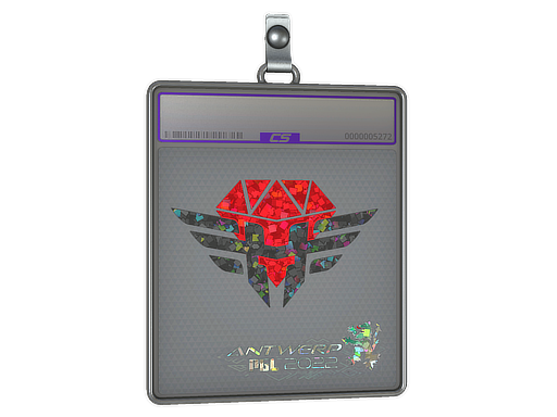 Buy CS2 charm Sticker Slab | Heroic (Glitter) | Antwerp 2022 skin