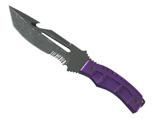 Buy CS2 knife ★ StatTrak™ Survival Knife | Ultraviolet (Battle-Scarred) skin