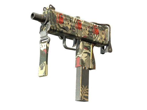 Buy CS2 smg StatTrak™ MAC-10 | Monkeyflage (Factory New) skin