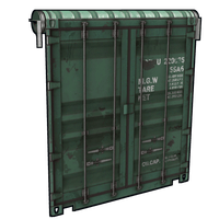 Buy Rust misc Shipping Container Garage Door skin