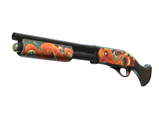 Buy CS2 shotgun StatTrak™ Sawed-Off | The Kraken (Field-Tested) skin