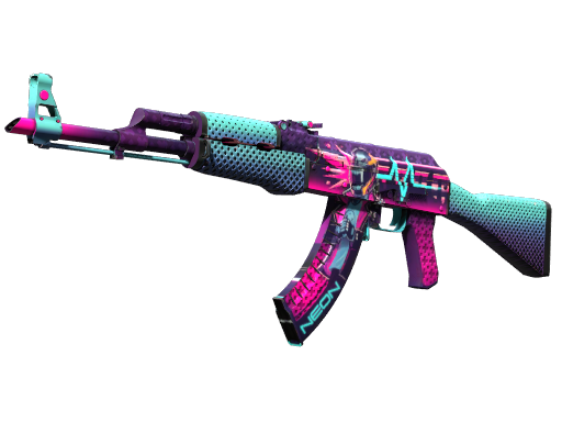 Buy CS2 rifle StatTrak™ AK-47 | Neon Rider (Minimal Wear) skin