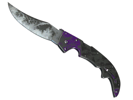 Buy CS2 knife ★ StatTrak™ Falchion Knife | Ultraviolet (Battle-Scarred) skin