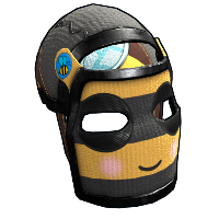Buy Rust metal facemask Bee Cosplay Facemask skin