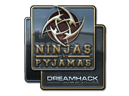 Buy CS2 sticker Sticker | Ninjas in Pyjamas (Foil) | DreamHack 2014 skin