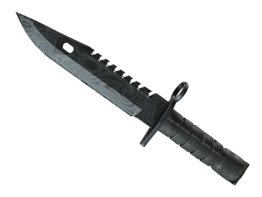 Buy CS2 knife ★ M9 Bayonet | Damascus Steel (Battle-Scarred) skin