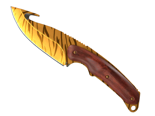 Buy CS2 knife ★ StatTrak™ Gut Knife | Tiger Tooth (Factory New) skin