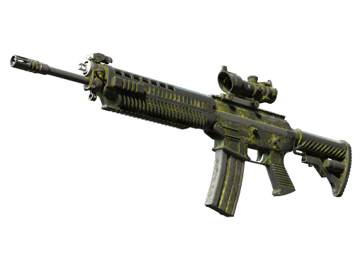 Buy CS2 rifle SG 553 | Gator Mesh (Battle-Scarred) skin