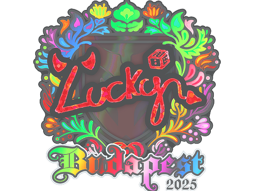 Buy CS2 sticker Sticker | Lucky (Holo) | Budapest 2025 skin