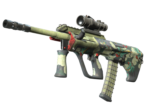 Buy CS2 rifle StatTrak™ AUG | Fleet Flock (Battle-Scarred) skin
