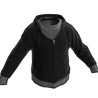 Buy Rust clothing Black Hoodie skin